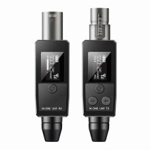 UHF Wireless Microphone Transmitter Receiver XLR System For 48V Condenser Mics