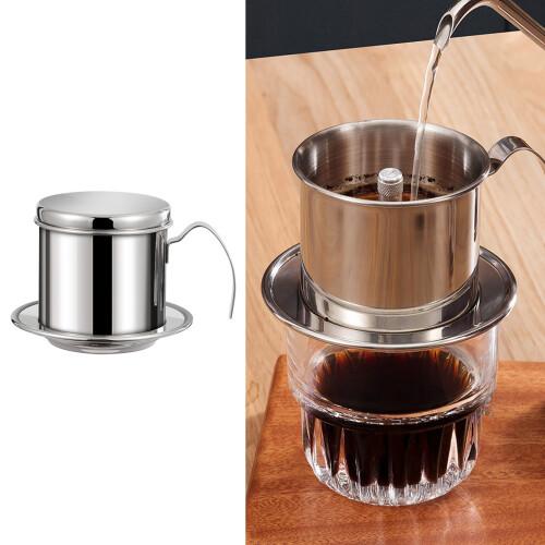 Stainless Steel Coffee Dripper Portable Designs Coffee-Silver 2