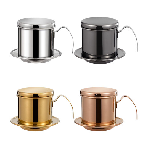 Stainless Steel Coffee Dripper Portable Designs Coffee-Silver 1