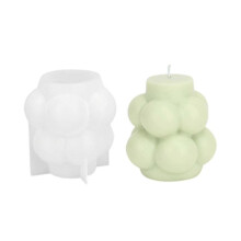 (S) Silicone Mold Grape Shape Easy Releasing Moulds Reusable Candle Molds Silicone Texture Suitable for Crafting Projects S