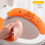 Housse de siège de toilette lavable, protections de-Orange A 7