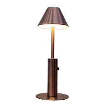 (Bronze) Cordless Table Lamps Rechargeable, Battery Operated Led Dining Desk Lamp 25-26s