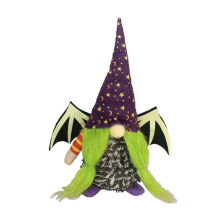 (B) Halloween Faceless for Doll Halloween Gnome Luminous Halloween Gnome Plush Dwarf Decorations Faceless Plush for Doll Par
