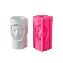 (Style 1) Versatile Silicone Mould for Human Body Flower Pots Easy Demoulding Cement Planter Accessory for Enthusiasts Household