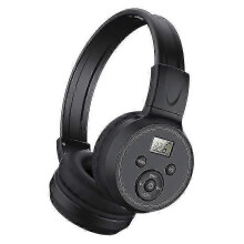 Portable Wireless Fm Radio Headphones , Rechargeable Fm Radio Headset Receiver for Meeting, Daily W 25-26s
