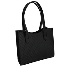 (Black) Stylish and Durable Large Tote Bag for Women Spacious and Versatile Handbag Felt Shoulder Bags Khaki