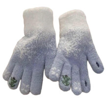 (Blue) Screentouch Gloves for Autumn Winter Warm Liner Gloves for Female Girl Christmas Hand Warmer Women Daily Wear Handwear Red