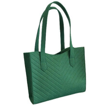 (Green) Stylish and Durable Large Tote Bag for Women Spacious and Versatile Handbag Felt Shoulder Bags Khaki