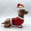 Met de hand geschilderd langbenig beeldje kerstversiering hars 6