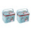 (E type) 2Pcs Candy Boxes with Carry Handle Christmas Theme Decoration Tinplate Candies Tins Handheld Sweets Storage Container 1