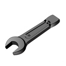 (27mm) Open Ended Wrench Multifunctional Universal High Carbon Steel Wrench Manual Hardware Grip Tool 24/27/30/32/34/36/38mm