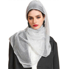 (White) Malaysia Turban Head Wrap Convenience Neck Head Scarf Lightweight Headscarf Soft Breathable Headcloth Neckerchief Burgundy
