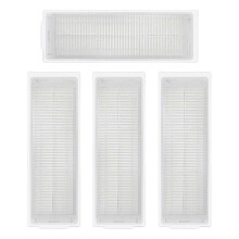 (4 filters) Vacuum Cleaner Filter Robot Replacement Part Vacuum Cleaner Attachments Side Brush Mop Cloth Spare Part for STYTJ02YM