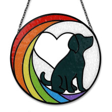 (A) Thoughtful Pet Departure Souvenir Handmade Memory Present Beautiful Sympathy Ornament Decor for Dogs Who Passed Away