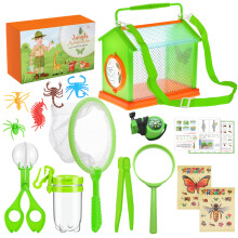 Vroeg lerende insectenobservatieset voor kinderen-Groen 14 stuks