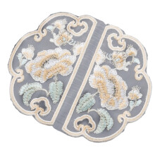 Kleding Decoratieve Patches Geborduurde Naai Op-Abrikozenbloemen