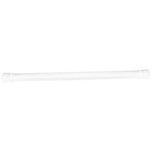 (White) Rustproof Expandable Bath Rod Convenient For Temporary Living Space Protects Wall From Damage White