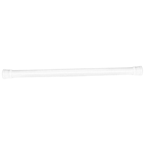 (White) Rustproof Expandable Bath Rod Convenient For Temporary Living Space Protects Wall From Damage  White
