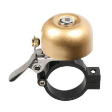 (gold) Retro Bicycles Bells Adjustable Clear Loud Sound Coppers Mountain Bike Handlebar Rings Horn Safety Cycling Warning Alarm gold