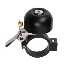 (Black) Retro Bicycles Bells Adjustable Clear Loud Sound Coppers Mountain Bike Handlebar Rings Horn Safety Cycling Warning Alarm gold