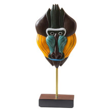 (A) Elegant Abstract Face Figurine Statue Art Crafts Figure BoutiqueStore Collectable Resin Craft Wine Cabinet Ornament