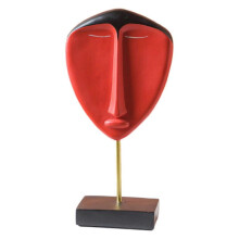 (B) Elegant Abstract Face Figurine Statue Art Crafts Figure BoutiqueStore Collectable Resin Craft Wine Cabinet Ornament