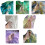 Gradiënt Organza Doek 50x140cm Metallic Kleur Tule-Glanzend wit 2