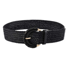 (112cm, Black) Cowgirl Waist Belts for Braided Vintage Wide Belt for Impressive Woven Style Stage Street Dance browna 112cm