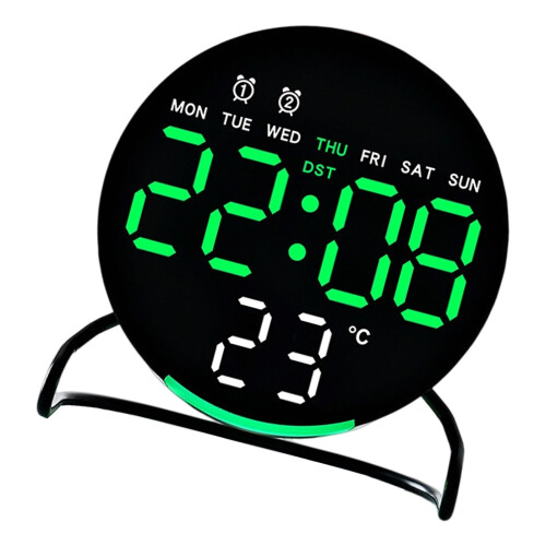 Réveils pour chambre à coucher, horloges-Feu vert circulaire