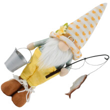 Décors en peluche Gnomess, ornement scandinave Tomte Gnomes-Or