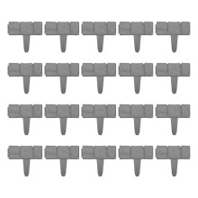 (20 pieces) 5/10/20Pcs Miniature Gnome Accessories Mini Fence Dollhouse Gnome Door Decoration Garden Fence Crafts Landscaping
