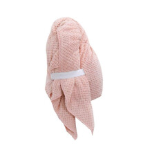 (3) Soft and Absorbent Hair Towel Wrap for Women, Quick Drying with Elastic Strap Quick Dry Hair Turbans for Wet, Long Hair  3