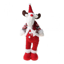 (C) Christmas Decoration Reindeer Snowman Santa Claus Standing for Doll Home Party New Year Table Ornaments