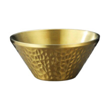 (gold) Easy to Clean Steel Bowl Set Multifunctional Silver/Golden Decorative Tray Functional Steel Holder Bowl  Silver
