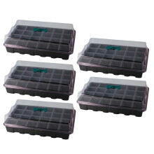 5 Set 24 Celle Vassoio Germinazione Con E Girevoli