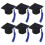 12 Pezzi Mini Cappello Accademico A 2