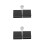 2 Sets Lege Make-up Palet: Oogschaduw Pans Lippenstift Lade 9
