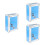 3 Stuks Muurbevestiging Brievenbus Herbruikbare 18