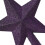 Fig Purple Christmas Tree Topper Star Glitter 19cm 3