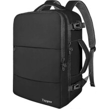 (Large, Black) Taygeer Travel Laptop Backpack for Men Women Airplane Approved Travel Backpack Suitcase with Usb Cha 25-26s