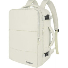 (X-Large, Creambeige) Taygeer Travel Laptop Backpack for Men Women Airplane Approved Travel Backpack Suitcase with Usb Cha 25-26s