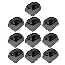 (Black) 10Pcs Transparents PC Keycaps Mechanical Keyboards Keycaps Blank Backlits Keycaps For Switches Mechanical Keyboards Transparent color
