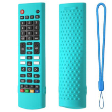 (Mint Green) Silicone Cover for AKB76040302 TV Remote, Washable Anti Drop Protection Sleeve Easy Maintenance Water Washable rde