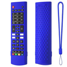 (blue) Silicone Cover for AKB76040302 TV Remote, Washable Anti Drop Protection Sleeve Easy Maintenance Water Washable rde