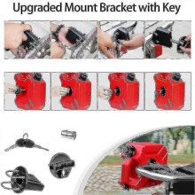 Red 5l Backup Suv Motorcycle Petrol Storage Gas Tank with Motorcycle Portable Gas Fuel Tank 25-26s