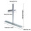 (Silver) Graphics Card Holder Adjustable Single Layer GPU Video Card Stand Aluminum GPU Support Bracket for Computer  Silver 3