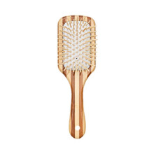 (China) Ergonomic Bamboo Hairbrush with Massaging Air Paddle Stylis Comb for Healthy Scalp on Travel For Healthy Hair
