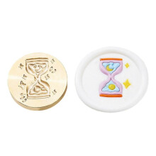 (H) Yoga Series Sealing Wax Stamp for Christmas Envelopes Wedding Invitation Decorations Brass Head Flowers Wax Seal Stamp