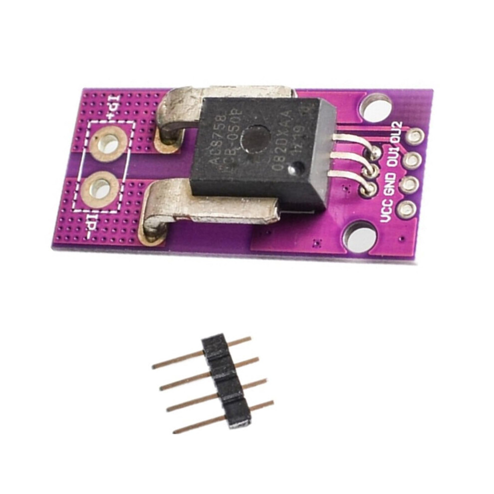 Acs758lcb-050B-T 50A Current Sensor Module, 120 Khz Bandwidth, High Reliability, Hall-Effect Sensor, For Power Monitoring 9016109401014