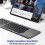 Slim Foldable Wireless Keyboard Compatible with Plum Might Plus with TOUCHPAD Mouse 25-26s 3